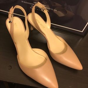 nine west epiphany slingback leather pump